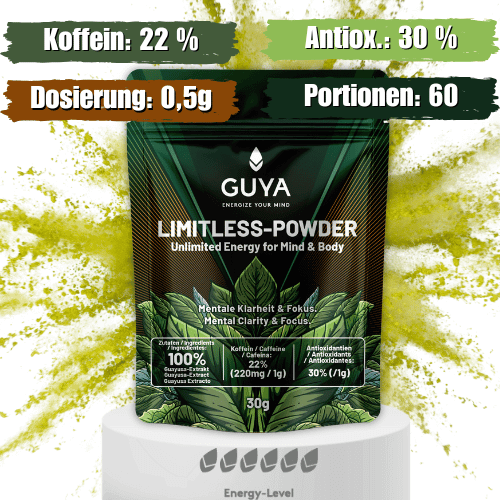 Limitless-Powder 100% Guayusa Extrakt-Konzentrat GUYA Guayusa GmbH