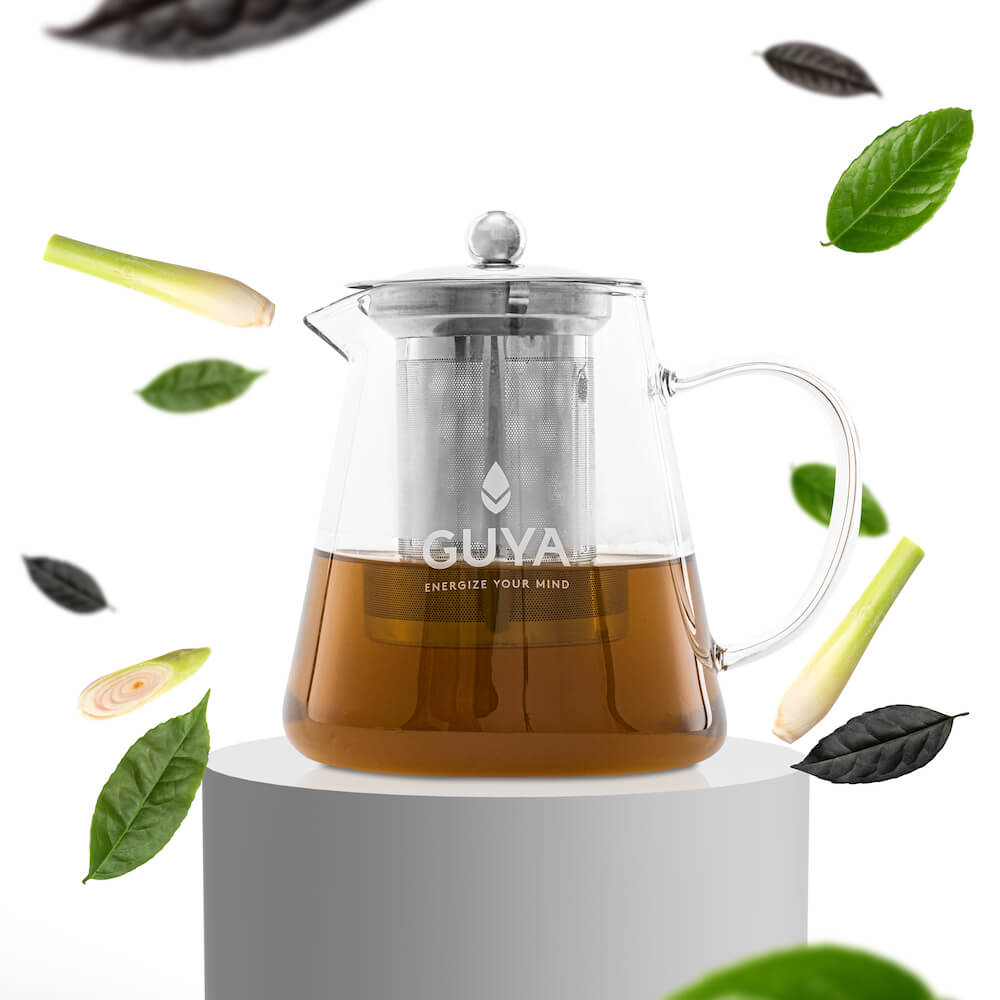 Teapot Teekanne 950ml mit Edelstahlsieb GUYA Guayusa GmbH